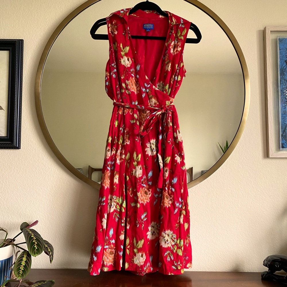 Pendleton Wrap Dress